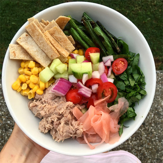 Georgia has made a poke bowl with tuna