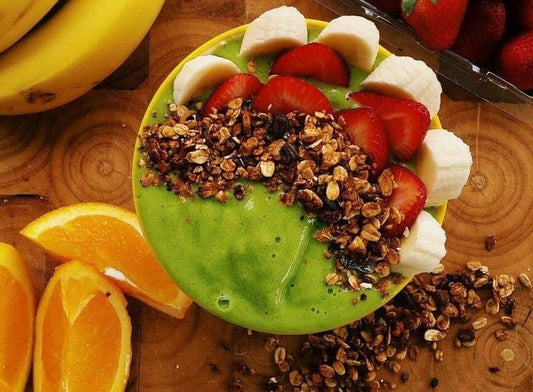 green smoothie bowl to boost immunity