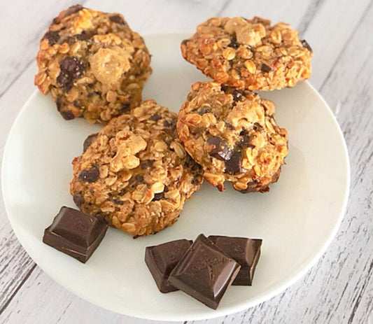 choc protein cookies
