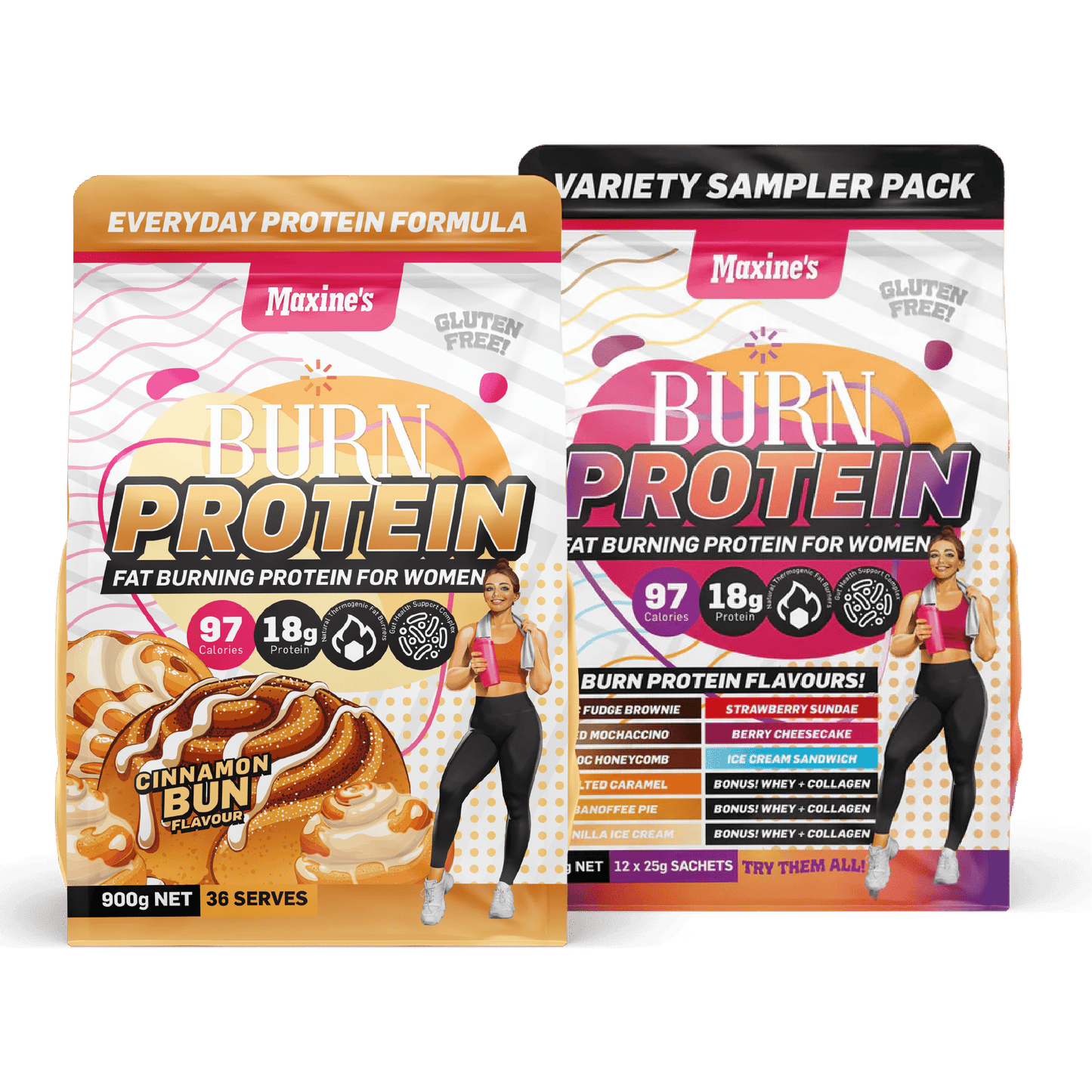 Burn Protein + FREE Variety Sampler