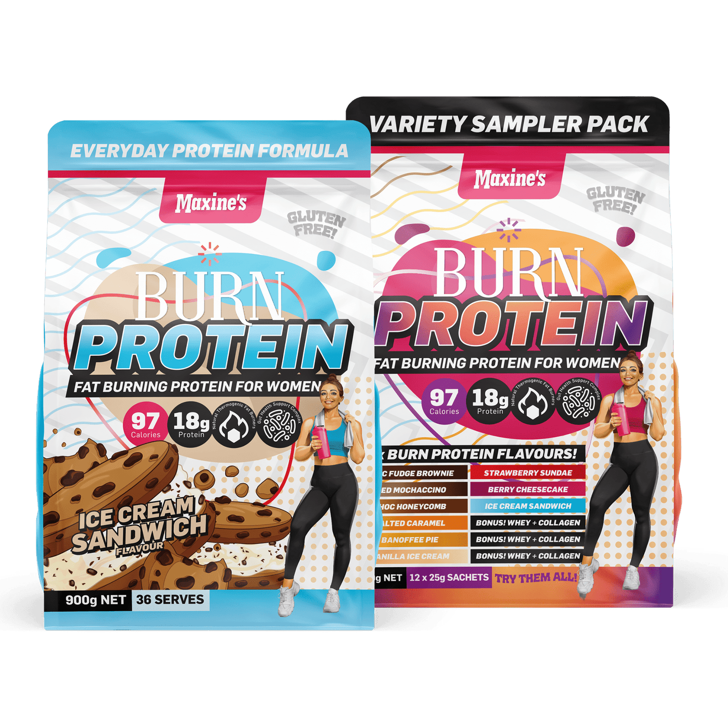 Burn Protein + FREE Variety Sampler