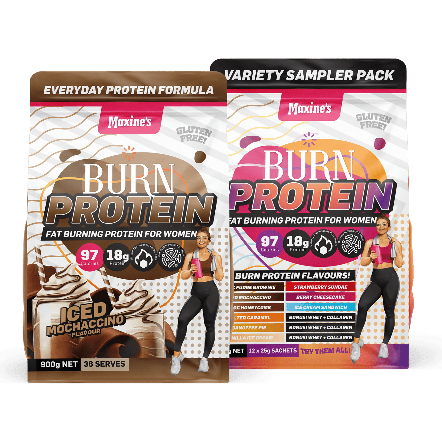 Burn Protein + FREE Variety Sampler